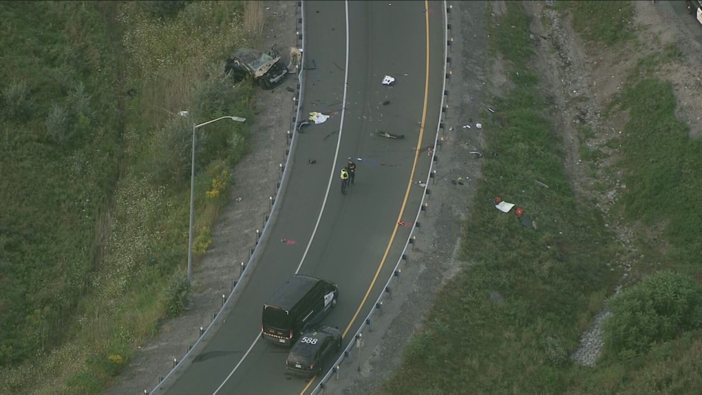 One dead, two injured after crash on Hwy. 401 [Video]