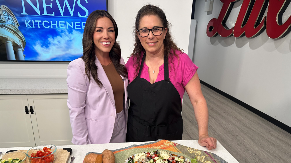 Grilled Feta Harvest Bowl with Savory Lemon Dressing from Emily Richards [Video]