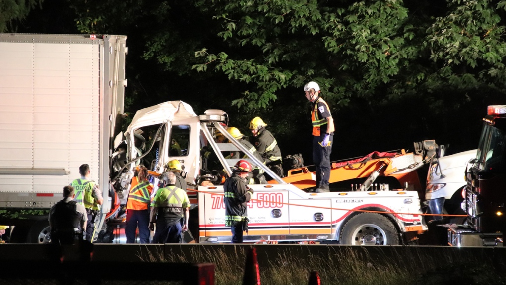 Highway 1 reopened after fatal crash in Langley [Video]