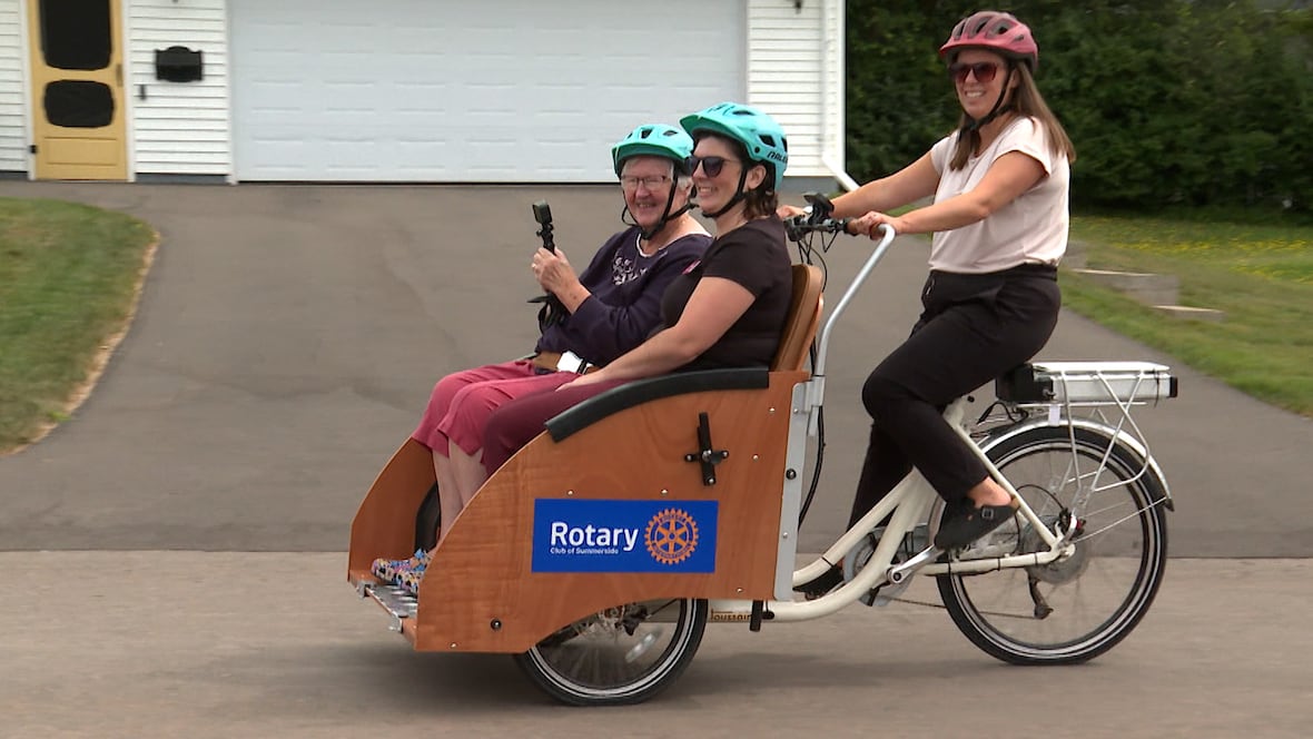 Donated trishaw bikes help more people get out and about in Summerside [Video]