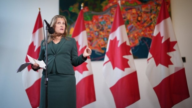 Using public funds for screening of Russian soldiers doc ‘not right’: Freeland [Video]