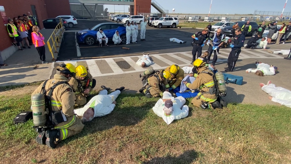 Regina Airport simulates emergency situations in training exercise [Video]