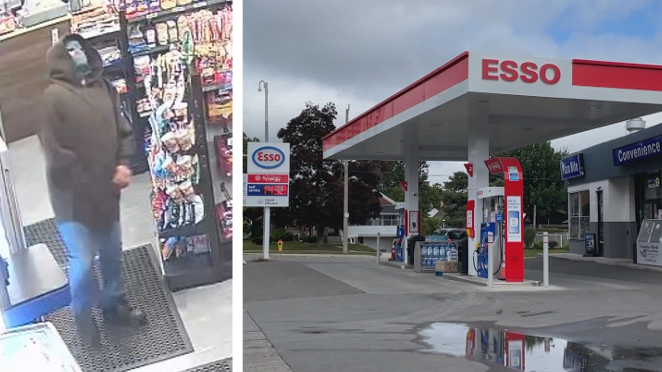 Security video released of Kitchener gas station robbery