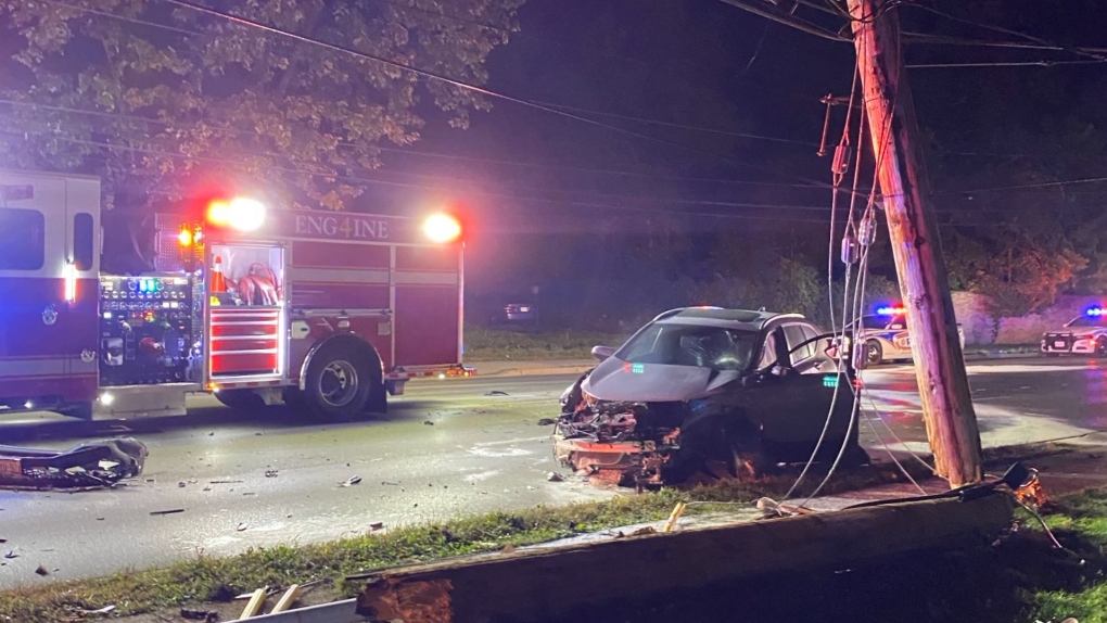 Pedestrian in stable condition following serious London collision [Video]