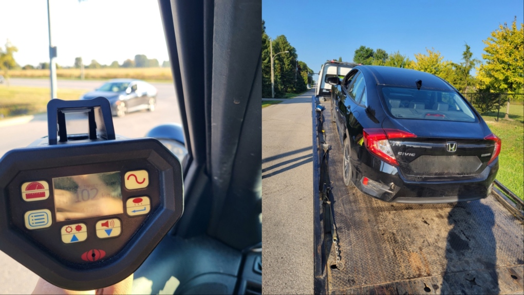 Ontario driver caught going double school zone limit [Video]