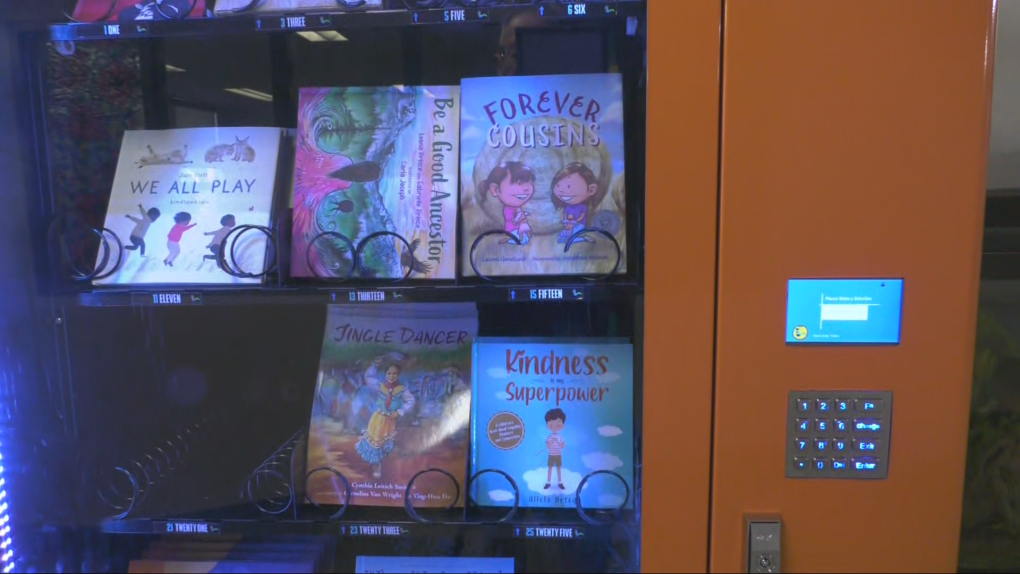 Edmonton school: Literacy boost aim of book vending machine [Video]