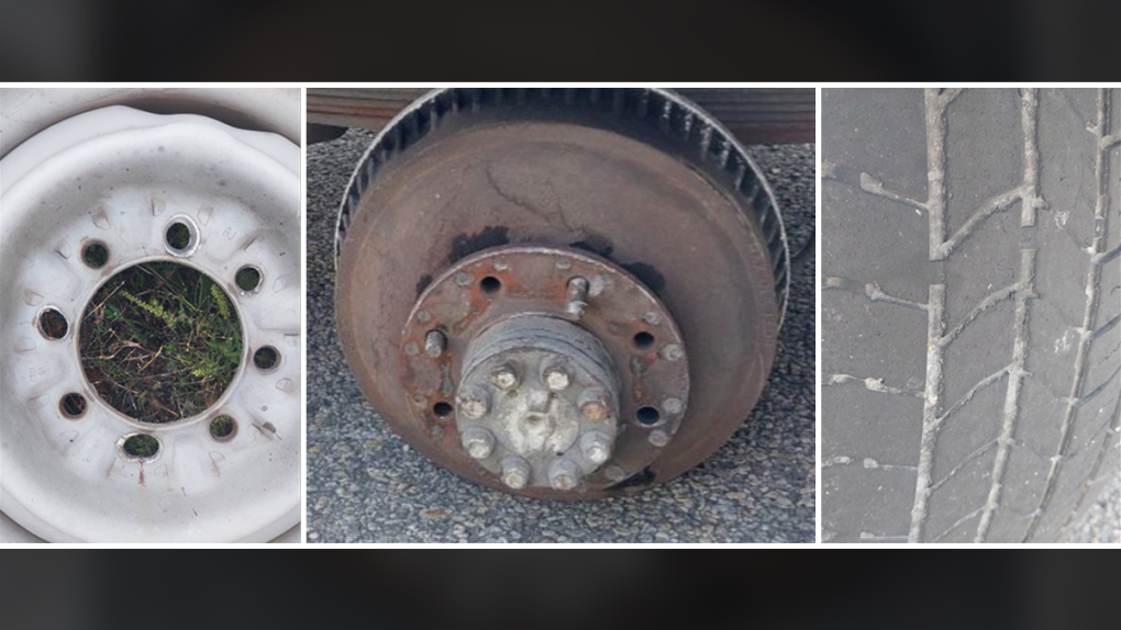 Ice cream truck with a loose tire on Highway 417 taken out of service: Ottawa OPP [Video]