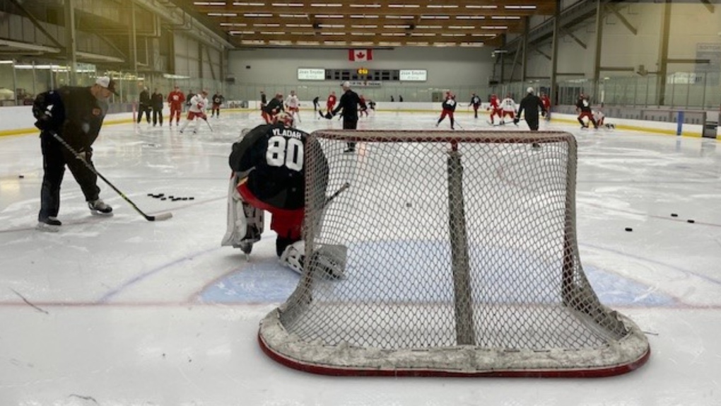 Flames open up training camp; veterans will have to lead way [Video]