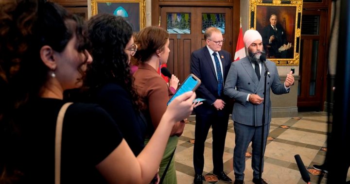 NDP to join Bloc in backing Liberals against non-confidence vote – National [Video]