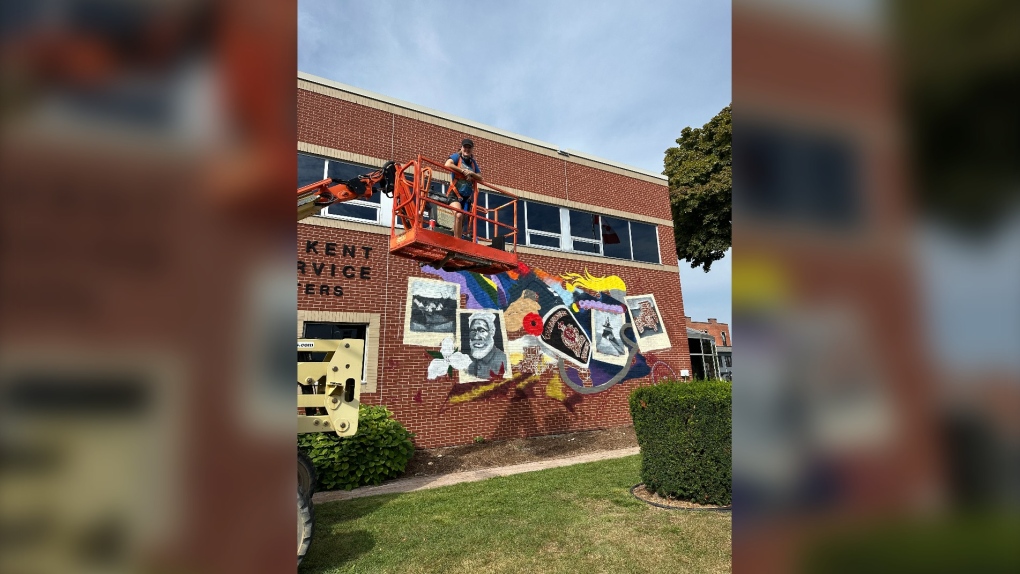 Mural at Chatham-Kent Police Service launches the Municipal Mural Project [Video]