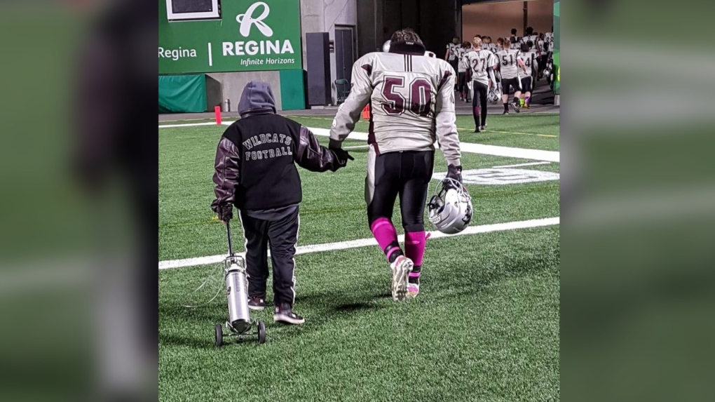 Regina high school football assistant making on-field debut in special play [Video]