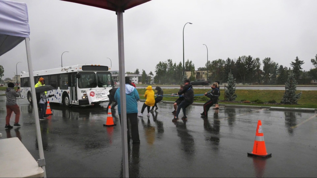 United Way of Lethbridge raises thousands through annual Pull the Bus fundraiser [Video]