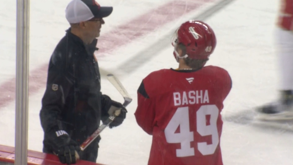 Special night ahead for Calgary Flames prospect Andrew Basha [Video]