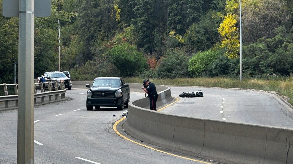 Groat Road: Man driving motorcycle dies in Edmonton collision [Video]