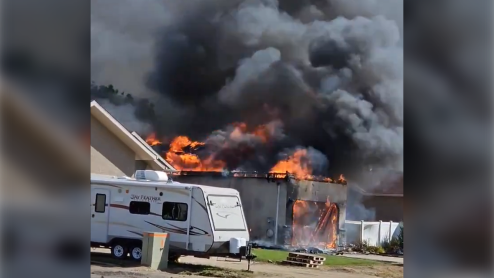 House fire reported in Grand Coulee, Sask. Monday afternoon [Video]