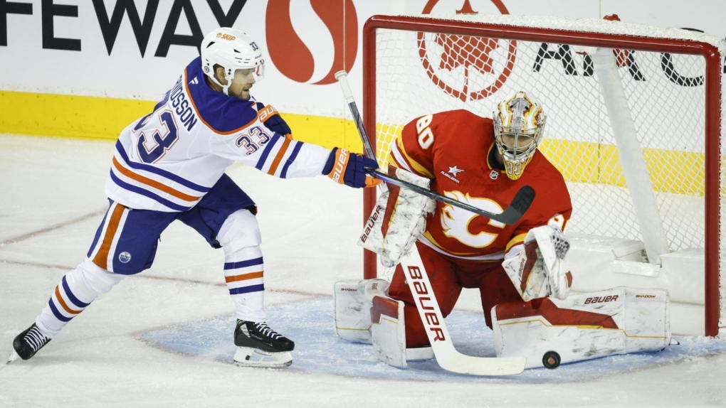 Flames score 4 in second period to burn Oilers 6-1 in Calgary [Video]