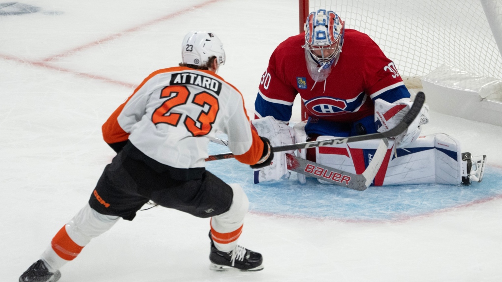 Canadiens score four in final period, flatten Flyers 5-0 [Video]