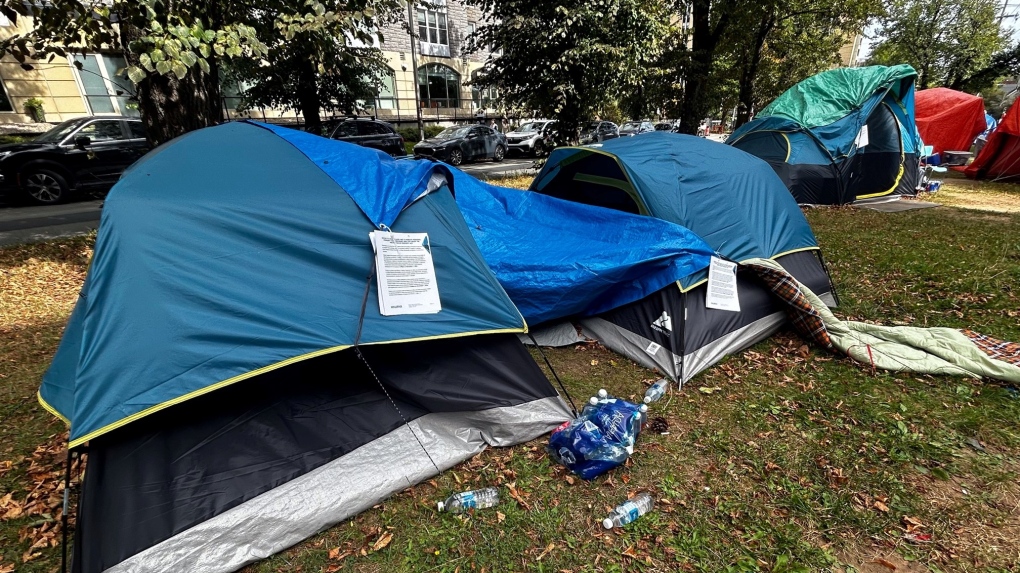 Halifax serves eviction notices at University Avenue encampment [Video]