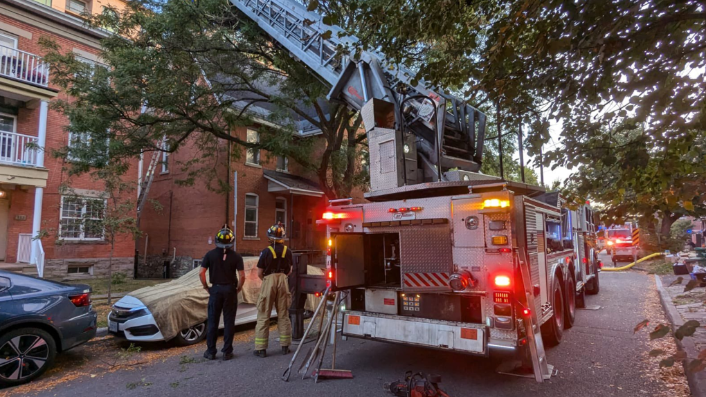 Sandy Hill residents displaced after apartment fire Tuesday morning [Video]