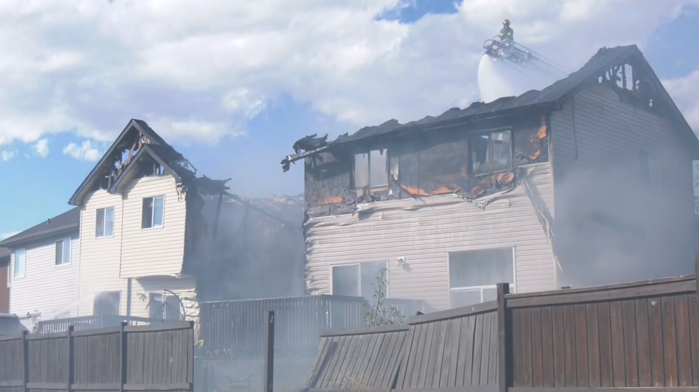 Two homes damaged in Saddle Ridge fire [Video]