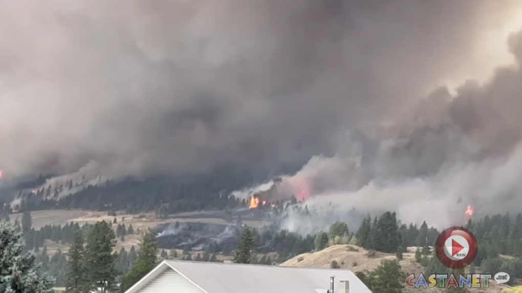 Wildfire evacuations ordered west of Grand Forks, B.C. [Video]