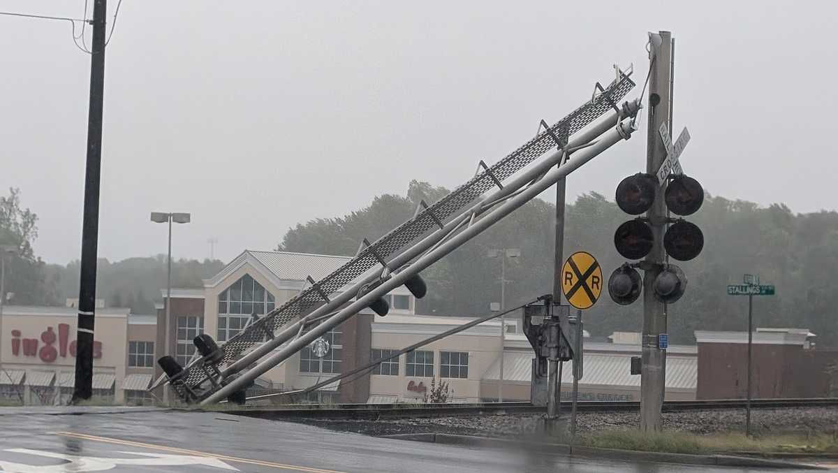 Damage left in Helene