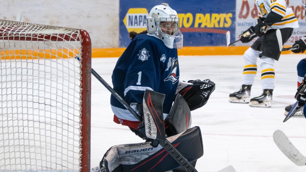 N.S. news: Goalie makes history in hockey league [Video]