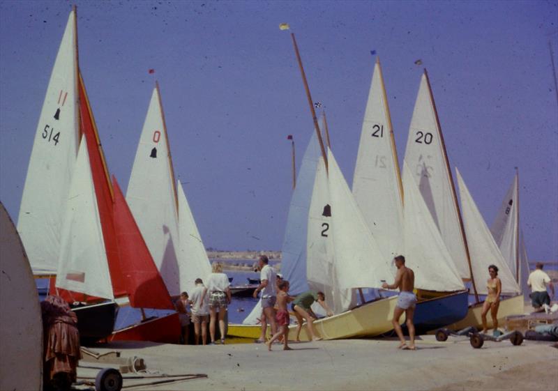 The oldest video footage of GP14 racing dinghies