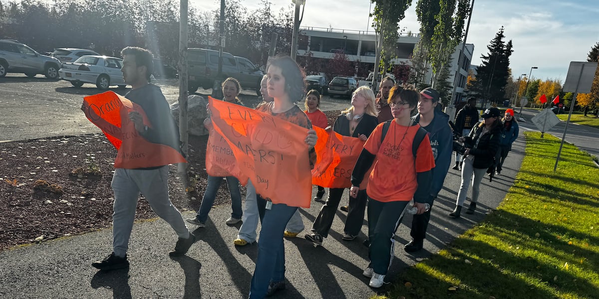 UAA students, staff, and visitors walk to remember on Orange Shirt Day [Video]