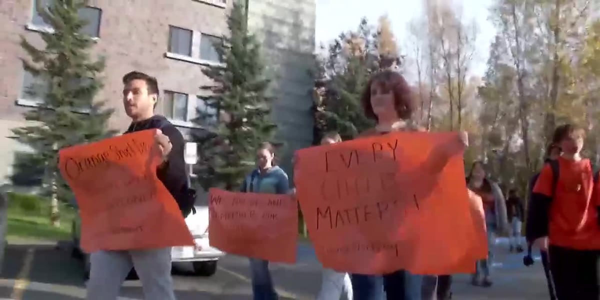 UAA students and staff walk to remember on Orange Shirt Day [Video]