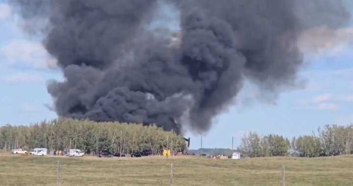 Gas well fire north of Calgary finally out; investigation into cause continues [Video]