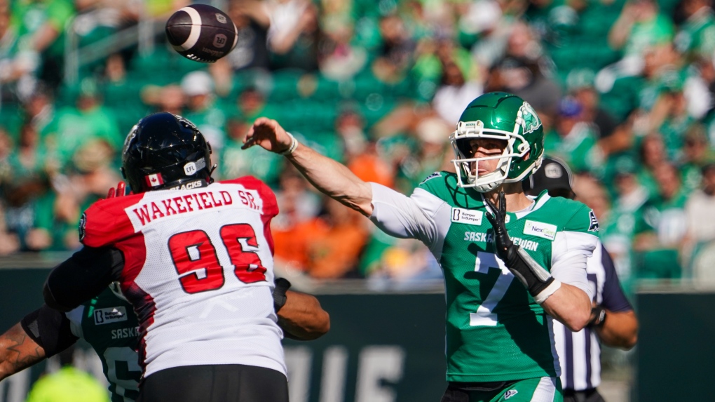 CFL: Two Riders recognized for their September work [Video]