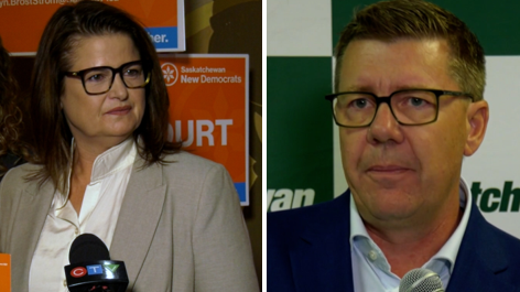 NDP promises to scrap marshal service, Sask. Party promises to increase grad retention program [Video]