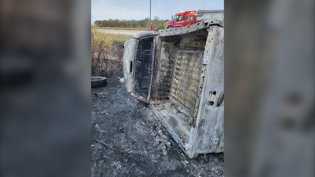 RCMP make arrest following truck fire on Manitoba highway [Video]