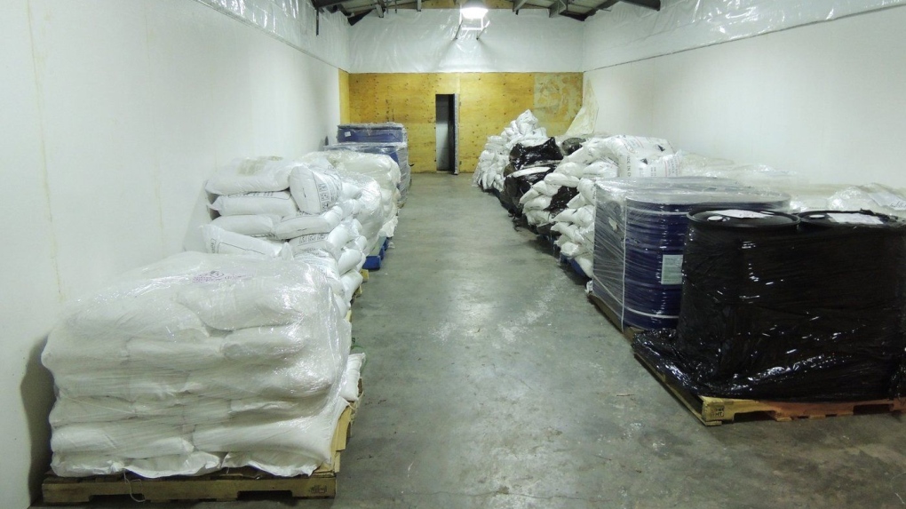 B.C. RCMP seize 30 tonnes of drug chemicals for drug production [Video]