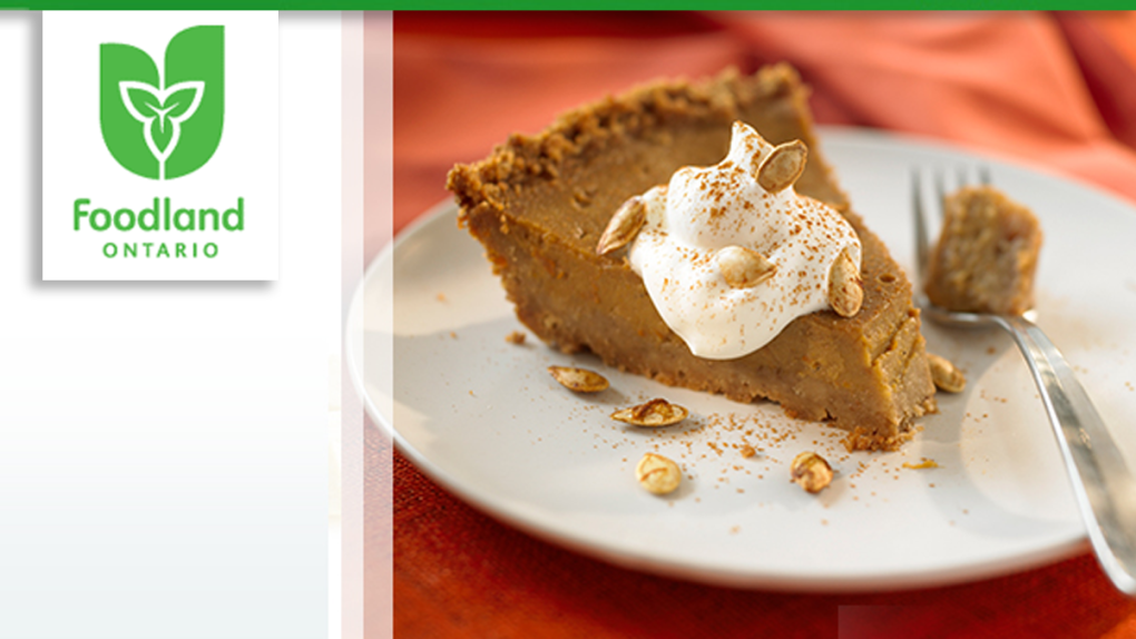 Pumpkin Pie with Cookie Crumb Crust [Video]