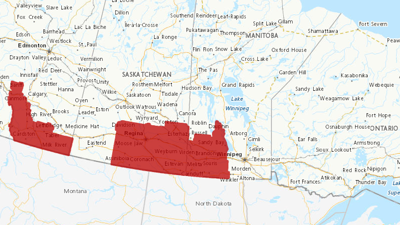 Regina weather: Wind warnings in place for Sask., gusts up to 100 km/h possible [Video]