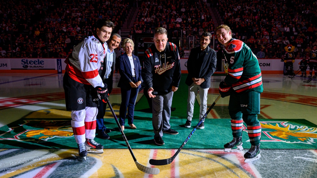 Outgoing Halifax mayor drops puck for Mooseheads 2024-25 season Home Opener [Video]