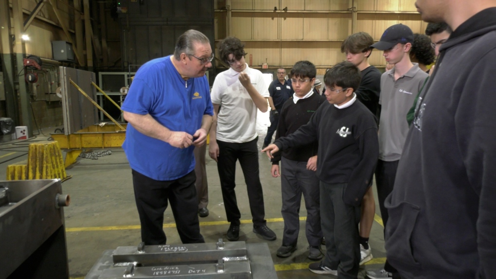 Students go to work for Windsors largest Manufacturing Day [Video]