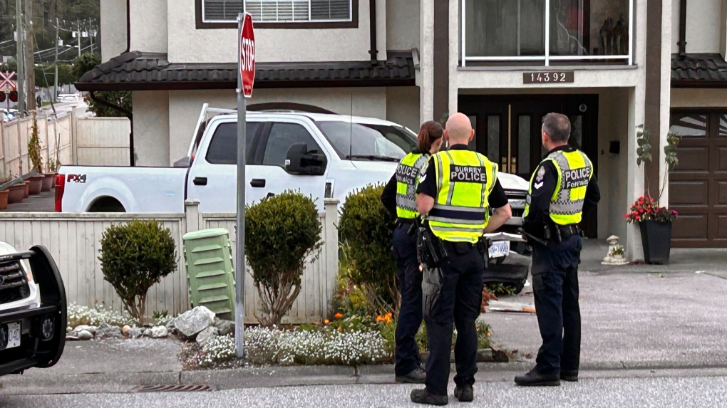 Witnesses say one dead after pickup truck plows through bus stop in Surrey [Video]