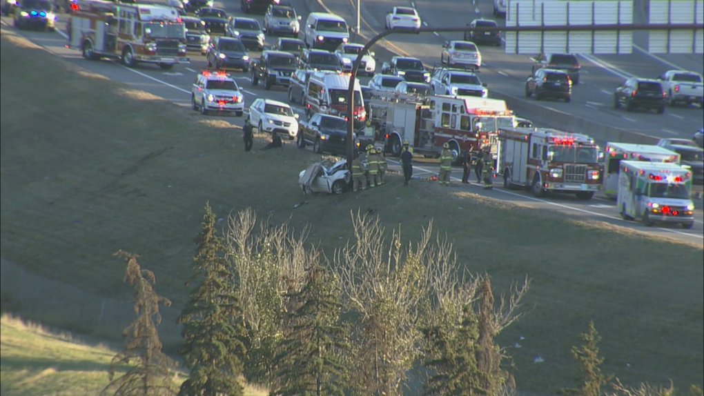 Serious crash impacts traffic on northbound Deerfoot Trail [Video]