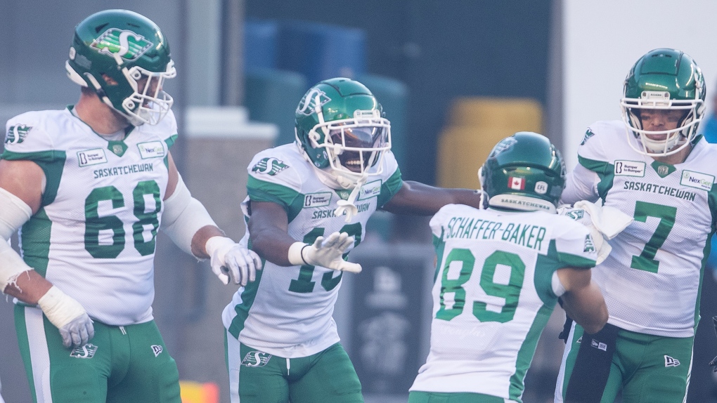 CFL: Roughriders clinch playoff spot with win over Elks [Video]