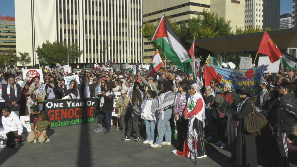 Edmontonians ready to mark Oct. 7 anniversary of Hamas attack and war in Gaza [Video]