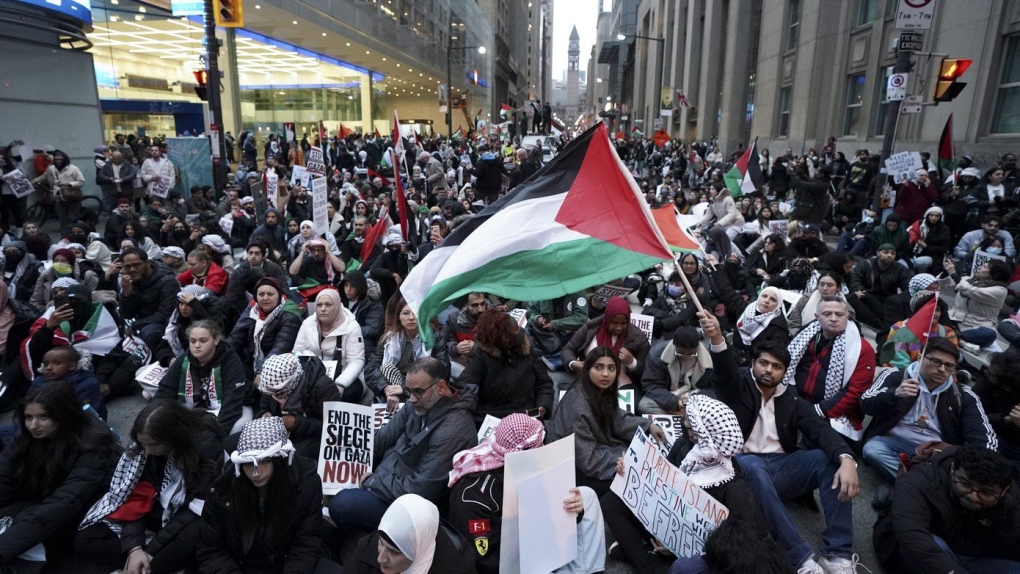 Israel news: Protests across Canada to mark Hamas attack, war [Video]