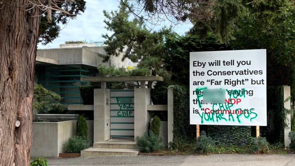 Chip Wilson’s mansion vandalized after political sign erected outside [Video]