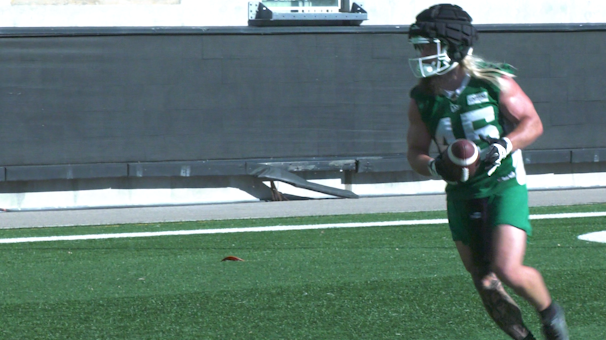 CFL: Ouellette full participant at Riders practice [Video]