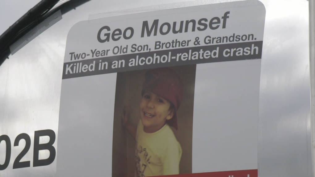 Decal honouring Geo Mounsef unveiled for anti-drunk driving campaign [Video]