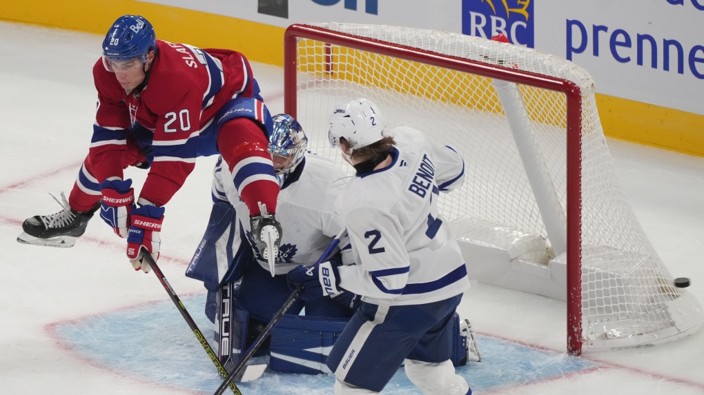 Montembeault posts 47-save shutout, Canadiens blank Maple Leafs 1-0 in season-opener [Video]