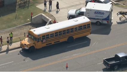 OKCFD responds to crash involving school bus in NW OKC [Video]