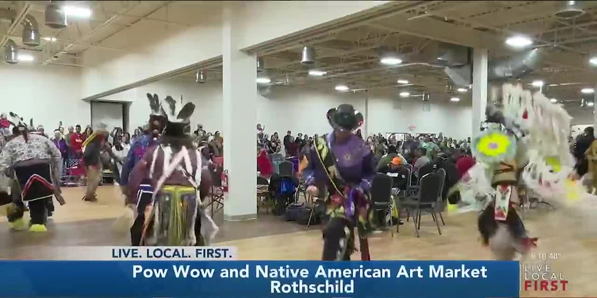 Pow Wow and Native American Art Market this weekend in Rothschild [Video]